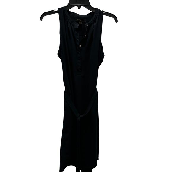 Banana Republic Navy Shift Dress with Tie Waist Size 6 - Picture 1 of 5